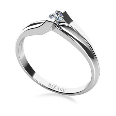 Engagement ring white gold Selin