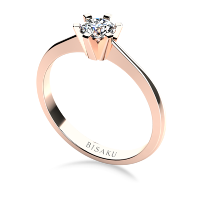 Engagement ring rose gold Arlo