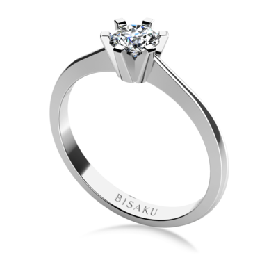 Engagement ring white gold Arlo