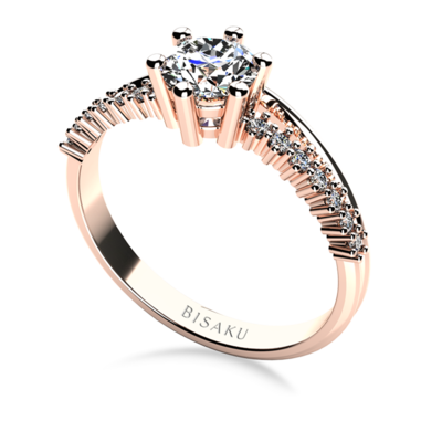 Engagement ring rose gold Brielle