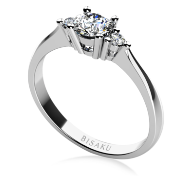 Engagement ring white gold Ema