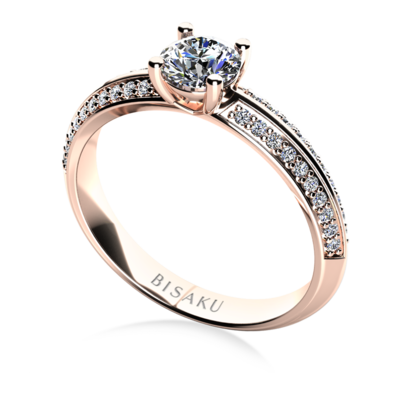 Engagement ring rose gold Mirabel