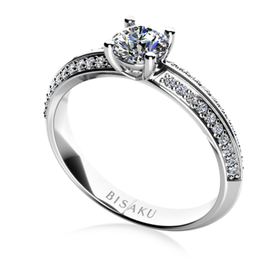 Engagement ring white gold Mirabel