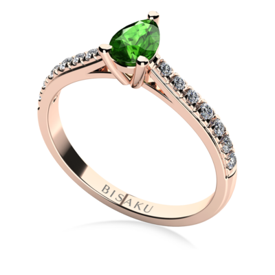 Engagement ring rose gold Eliza