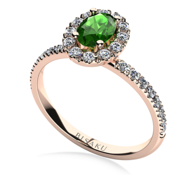 Engagement ring rose gold Ella