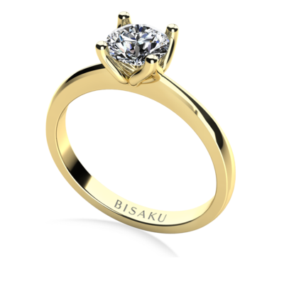 Engagement ring yellow gold Jenna