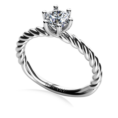 Engagement ring white gold Luisa