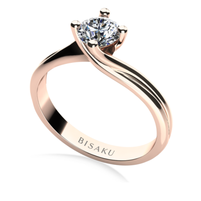 Engagement ring rose gold Nila