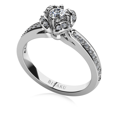 Engagement ring white gold Judy