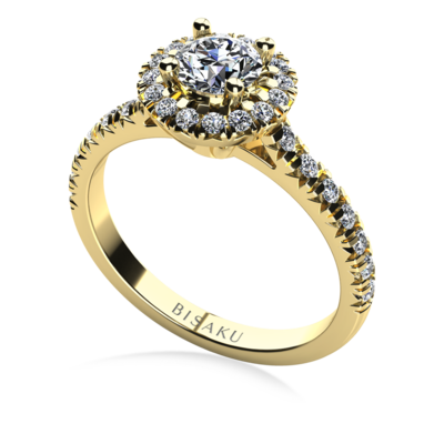 Engagement ring yellow gold Mia