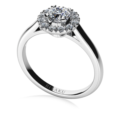 Engagement ring white gold Naomi
