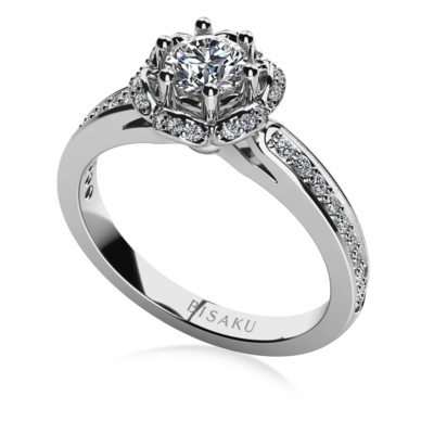 Engagement ring white gold Jessie