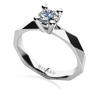 Engagement ring white gold Zita