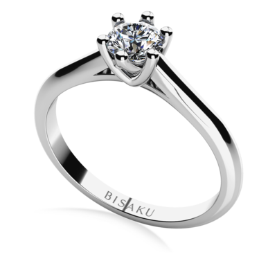 Engagement ring white gold Olivia