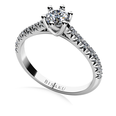 Engagement ring white gold Sophia