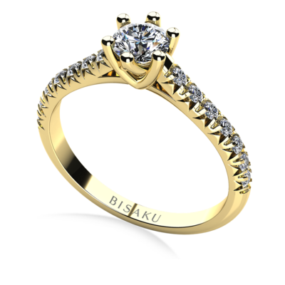 Engagement ring yellow gold Sophia