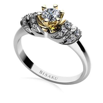 Engagement ring white gold Brea