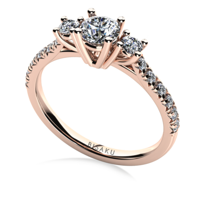 Engagement ring rose gold Adele