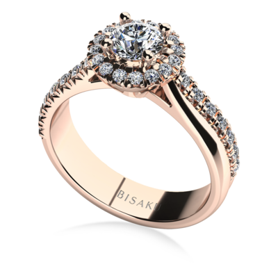Engagement ring rose gold Giana