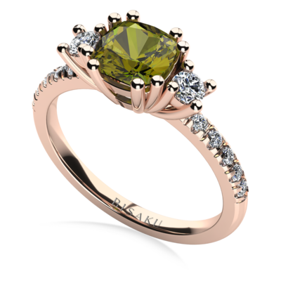 Engagement ring white gold Portofino