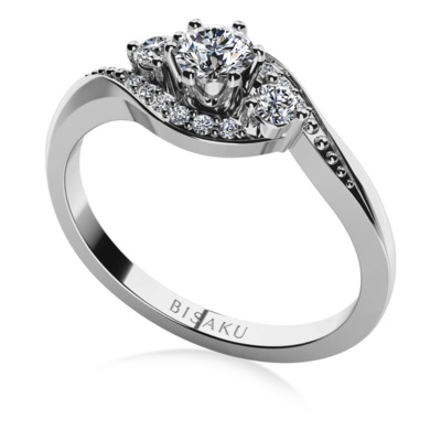 Engagement ring white gold Lissa