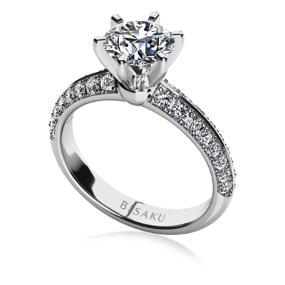 Engagement ring white gold Grace