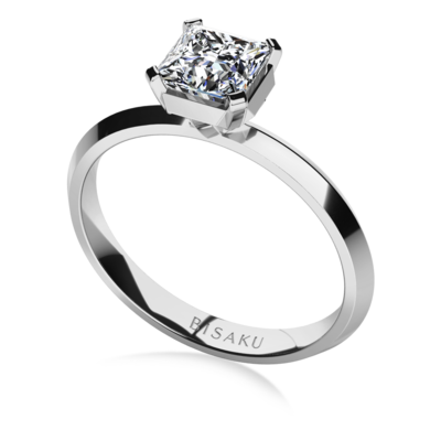 Engagement ring white gold Amy