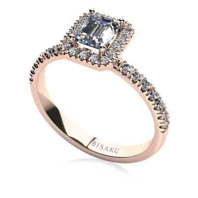 Engagement ring rose gold ArianaSII