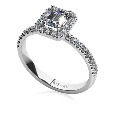 Engagement ring white gold ArianaSII
