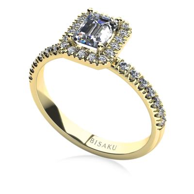 Engagement ring yellow gold ArianaSII