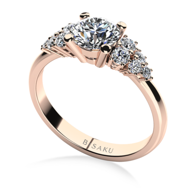 Engagement ring rose gold Hollie