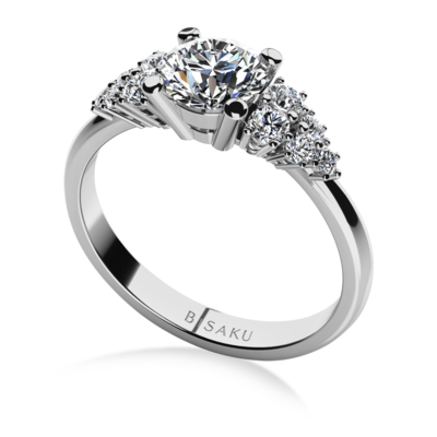 Engagement ring white gold Hollie