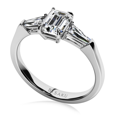Engagement ring rose gold Harlow