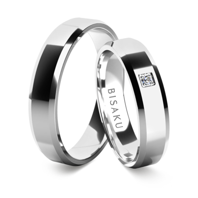 Wedding rings white gold DionIII