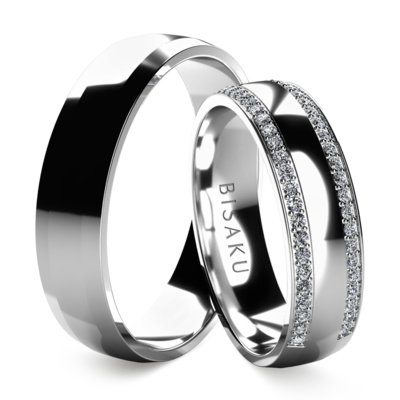Wedding rings white gold RheaI