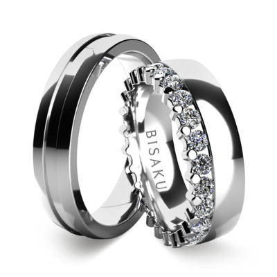 Wedding rings white gold Zara