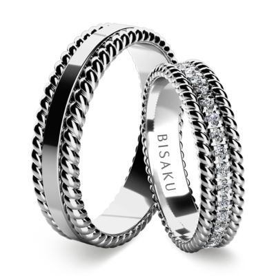 Wedding rings white gold Trella