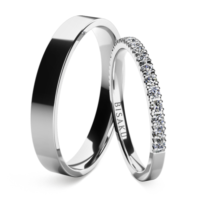 Wedding rings white gold AriaIV