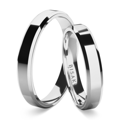 Wedding rings white gold DionClassicI