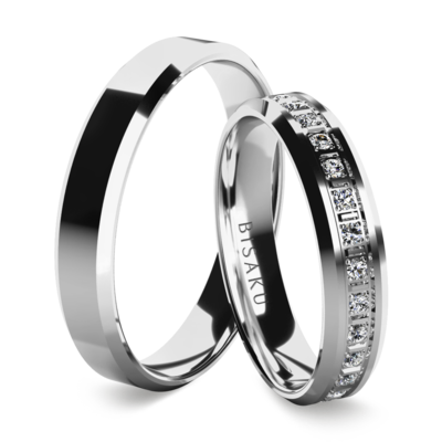 Wedding rings Lilac